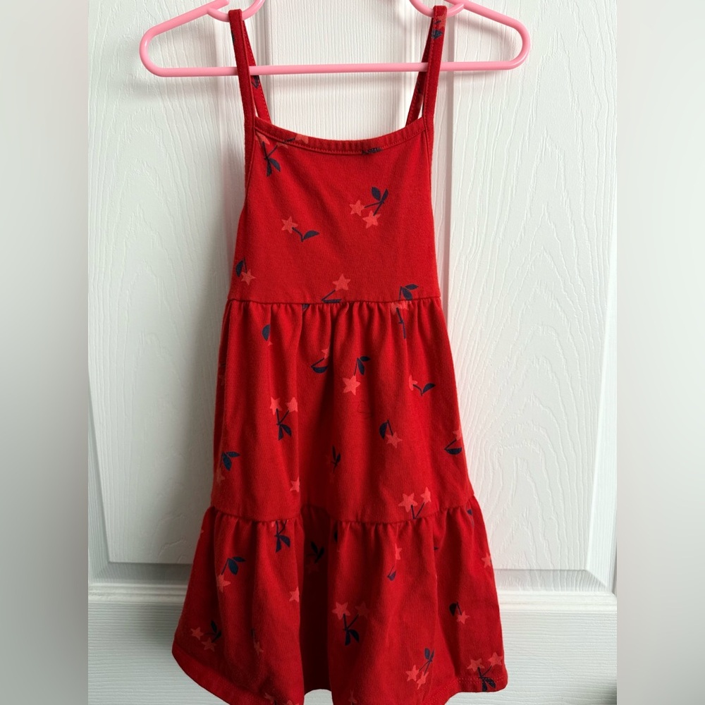 Toddler Red Star Print dress